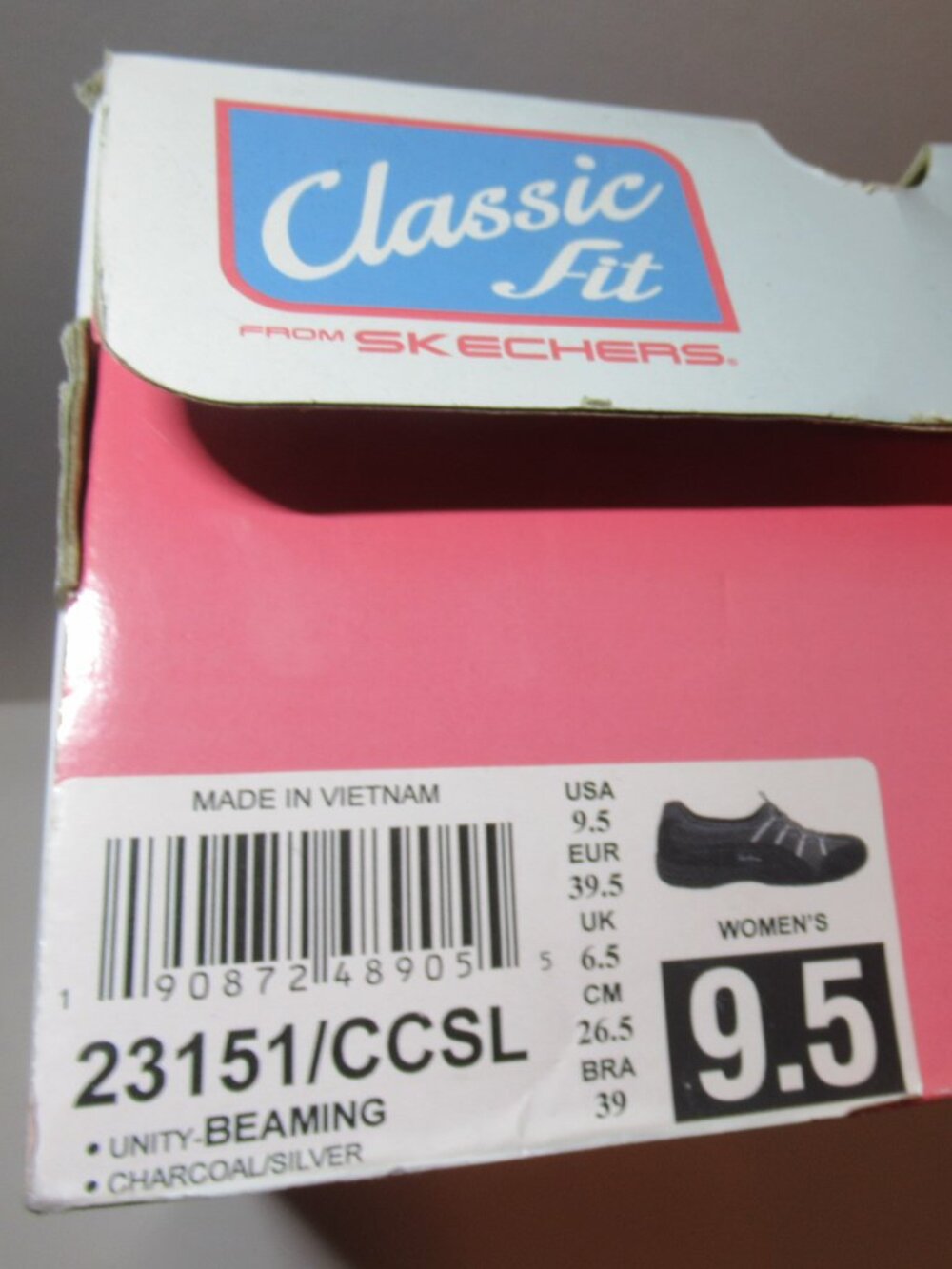 New Skechers Unity Beaming Womens 9.5 Gray Suede/Leather Slip On Sneakers 23151 - Picture 4 of 15